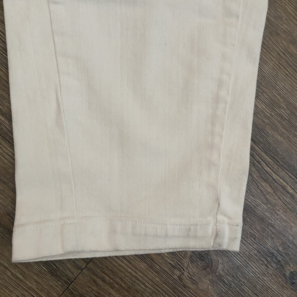 Mother Jeans Patch Pocket Private Ankle Fray Pants Khaki Wide Leg Women's 24 - Picture 9 of 10